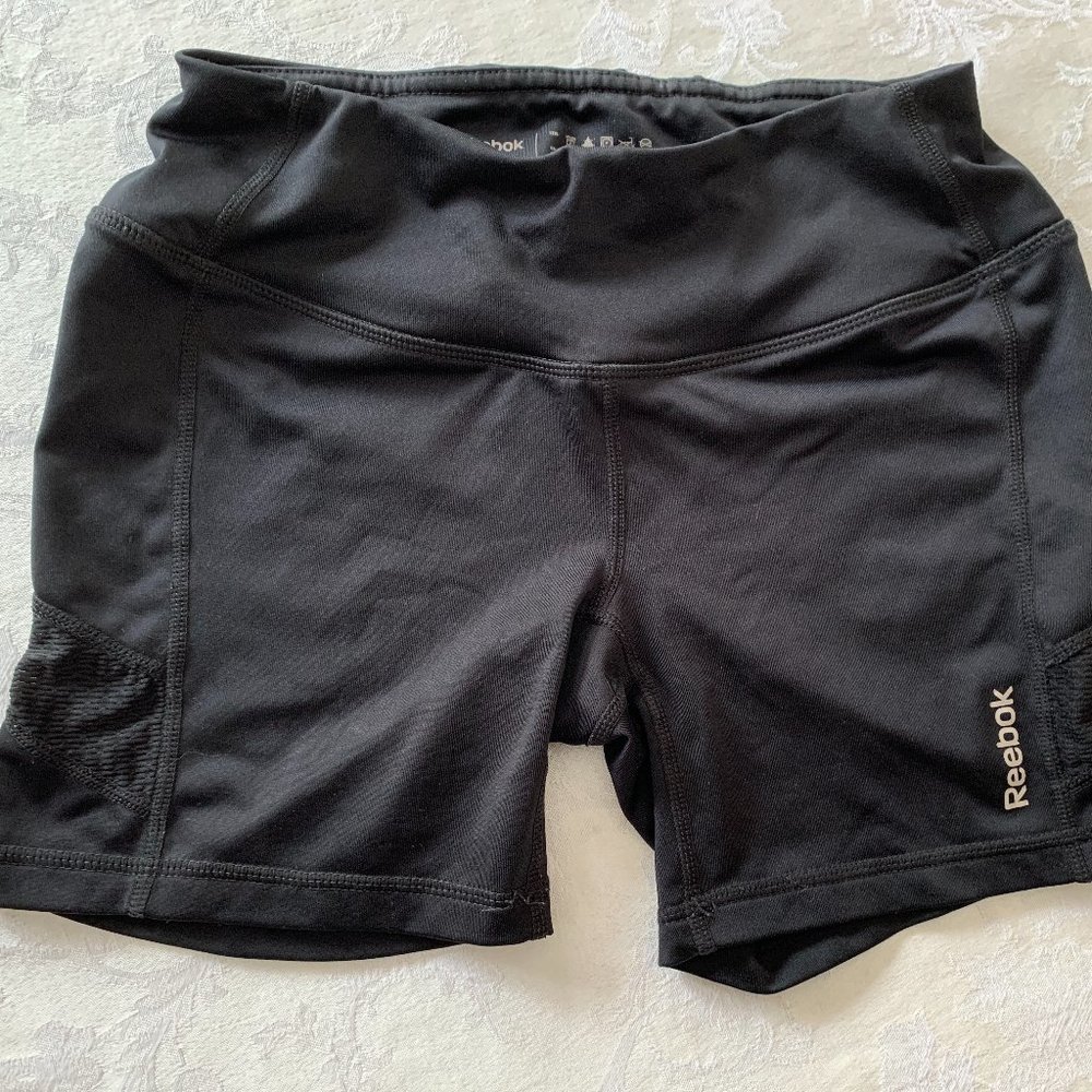 REEBOK Women's Black Shortie, Size XS
